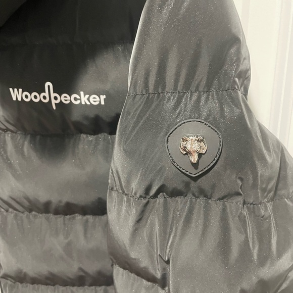Woodpecker Black diamond Puffer Jacket Size Small - Picture 14 of 15